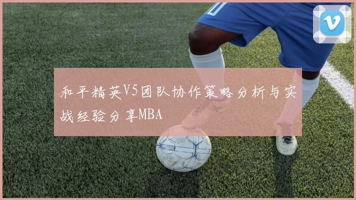 和平精英V5团队协作策略分析与实战经验分享MBA